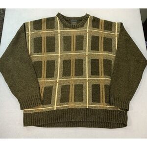 Vintage Cambridge Classics Knitted Sweater Mens M Acrylic Rayon Made In Korea